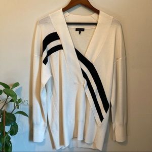 Rag & Bone Cream and Black Sweater